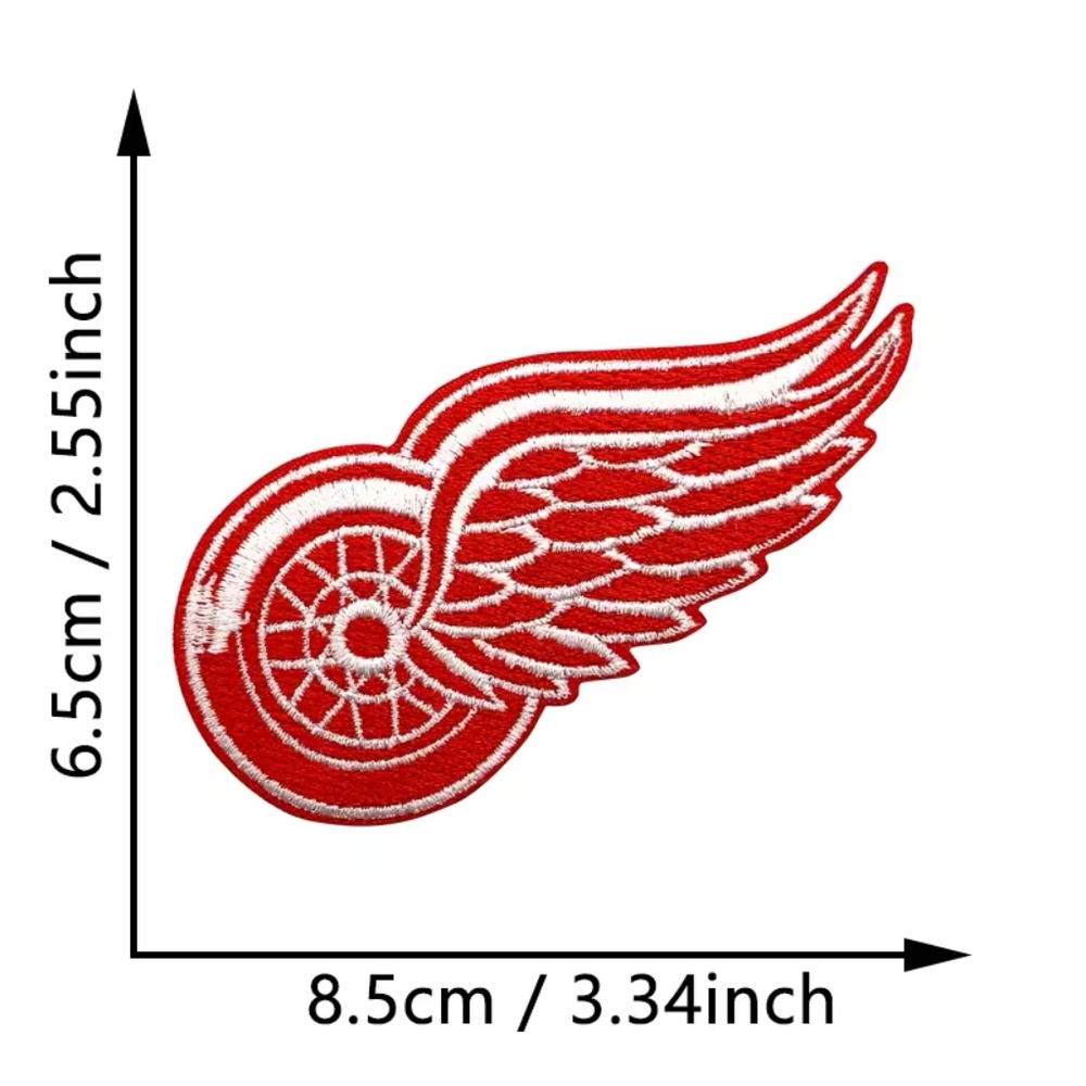Detroit Red Wings NHL Patches DIY HOCKEY All Teams Embroidered Michigan